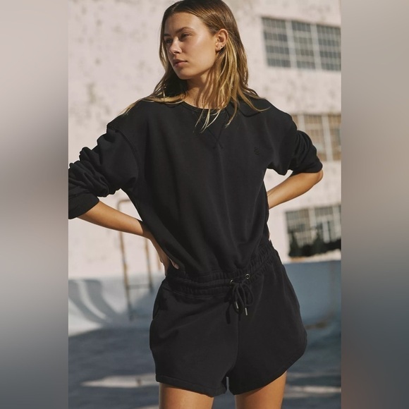 FREE PEOPLE “Best of Romper” womens Shortsie jumpsuit Long sleeves Purple XS NWT - Picture 15 of 16